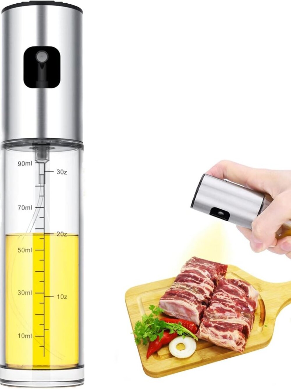 Oil Sprayer for Cooking 100ml Olive Oil Spritzer Oil Sprayer for Air Fryer